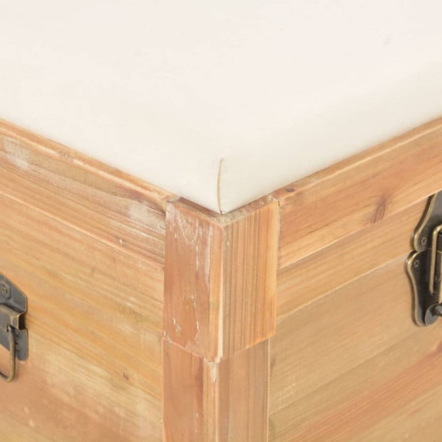 Storage Chest With Cushion 80x40x40 Cm Mdf Image 9