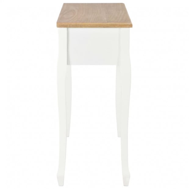 Dressing Console Table With 3 Drawers White Image 4