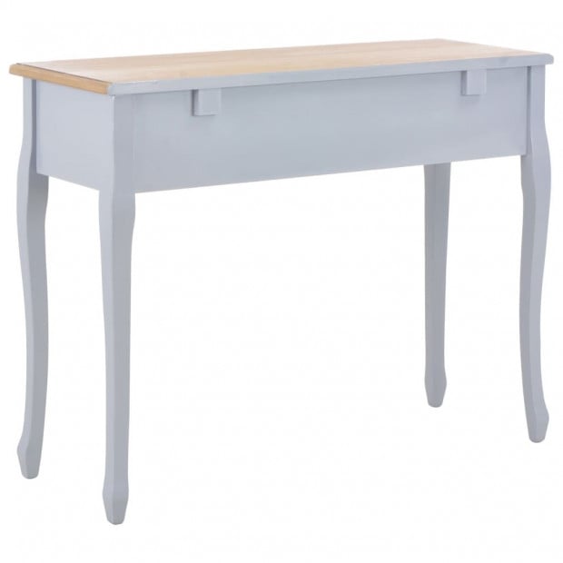 Dressing Console Table With 3 Drawers Grey Image 5