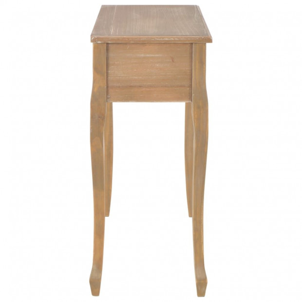 Dressing Console Table With 3 Drawers Brown Image 4
