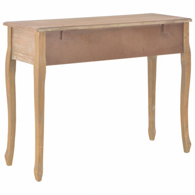 Dressing Console Table With 3 Drawers Brown Image 5