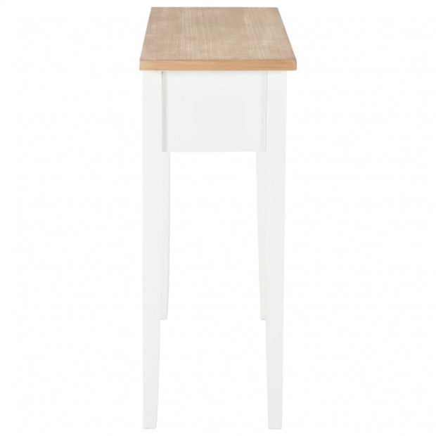 Dressing Console Table White 79x30x74 Cm Wood Image 5