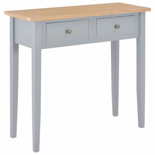 Dressing Console Table Grey 79x30x74 Cm Wood