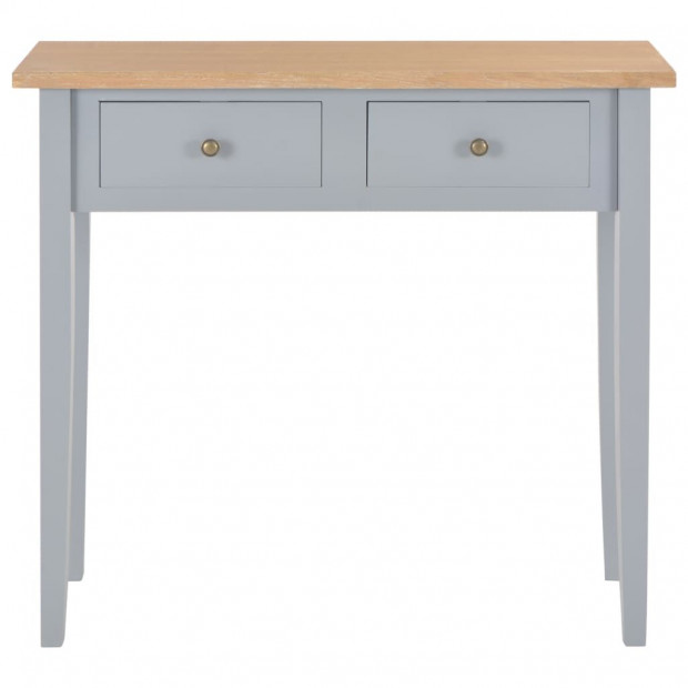 Dressing Console Table Grey 79x30x74 Cm Wood Image 3