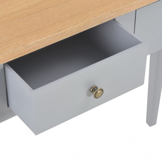 Dressing Console Table Grey 79x30x74 Cm Wood Image 7