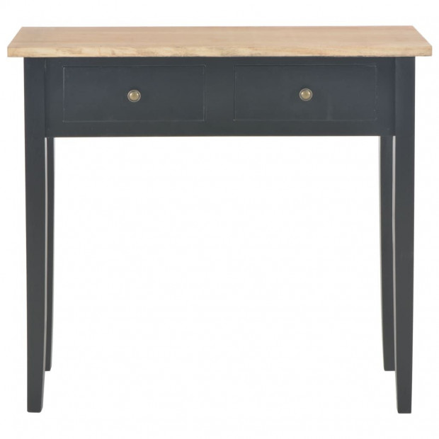 Dressing Console Table Black 79x30x74 Cm Wood Image 3