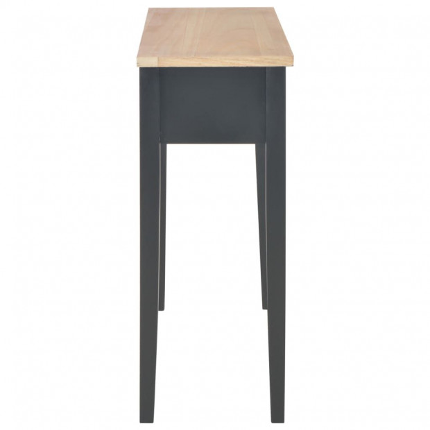 Dressing Console Table Black 79x30x74 Cm Wood Image 5