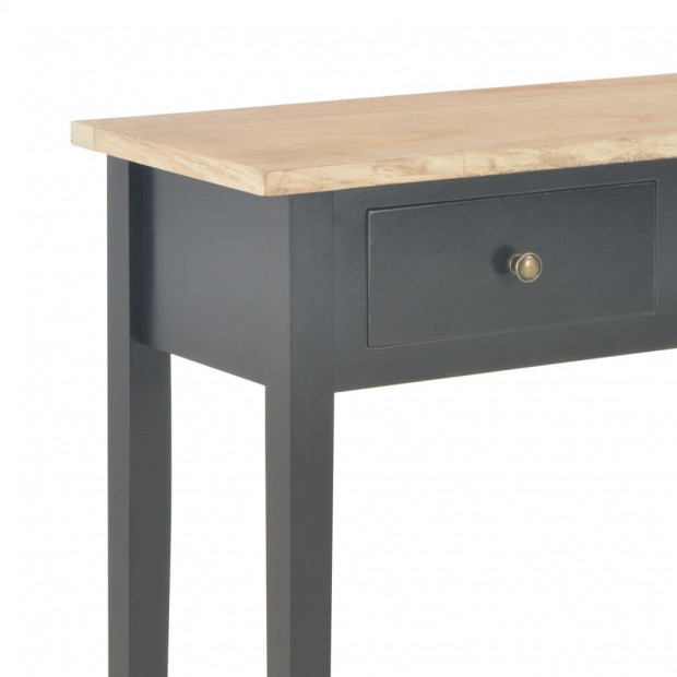 Dressing Console Table Black 79x30x74 Cm Wood Image 6