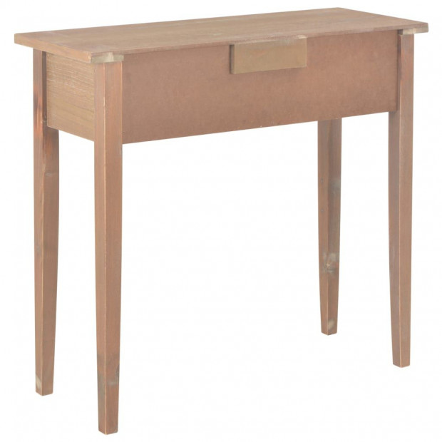 Dressing Console Table Brown 79x30x74 Cm Wood Image 4