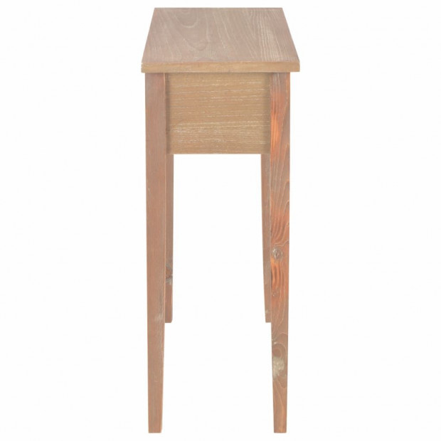 Dressing Console Table Brown 79x30x74 Cm Wood Image 5