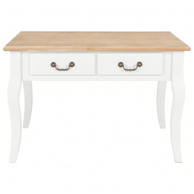 Coffee Table White 80x80x50 Cm Wood Image 3