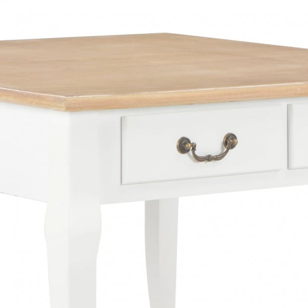 Coffee Table White 80x80x50 Cm Wood Image 6