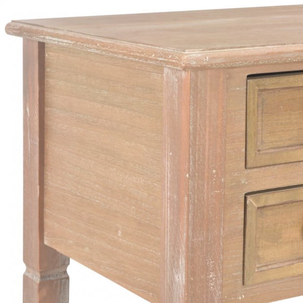 Writing Desk Brown 109.5x45x77.5 Cm Wood Image 6