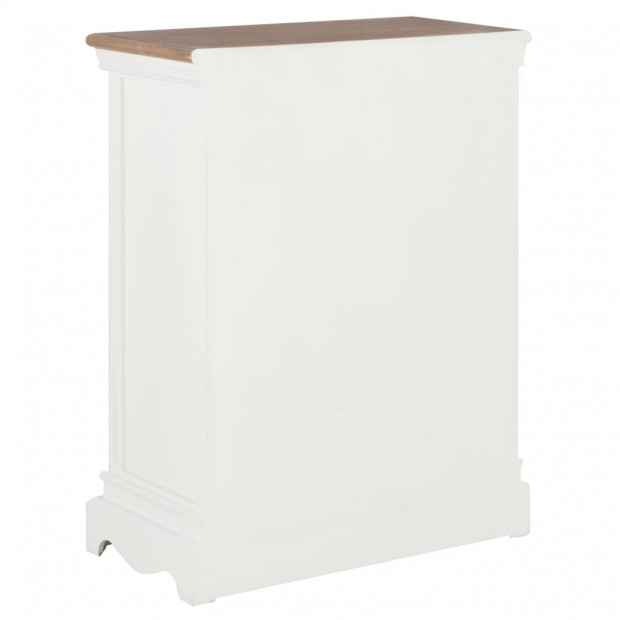 Sideboard White 60x30x80 Cm Solid Wood Image 7