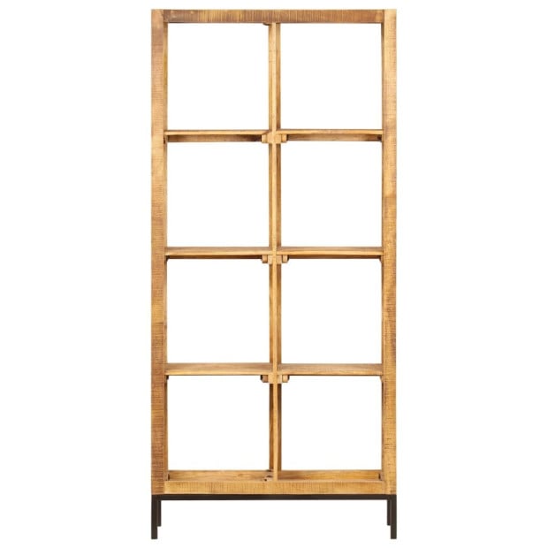 Bookshelf 80x25x175 Cm Solid Mango Wood Image 2