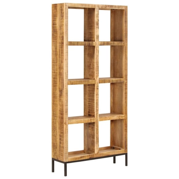 Bookshelf 80x25x175 Cm Solid Mango Wood Image 11