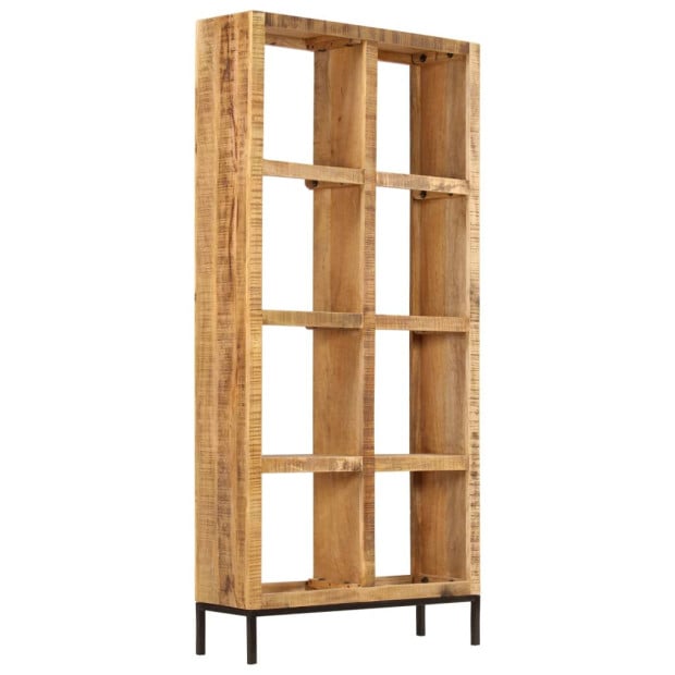 Bookshelf 80x25x175 Cm Solid Mango Wood Image 3