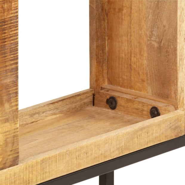Bookshelf 80x25x175 Cm Solid Mango Wood Image 6