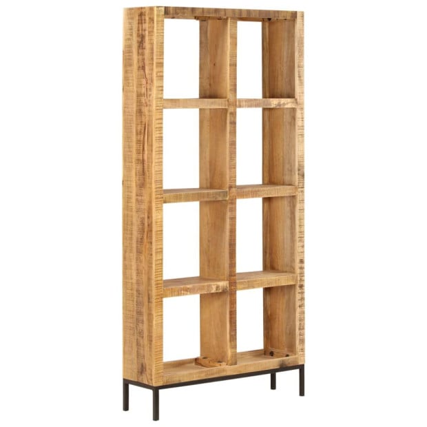 Bookshelf 80x25x175 Cm Solid Mango Wood Image 9