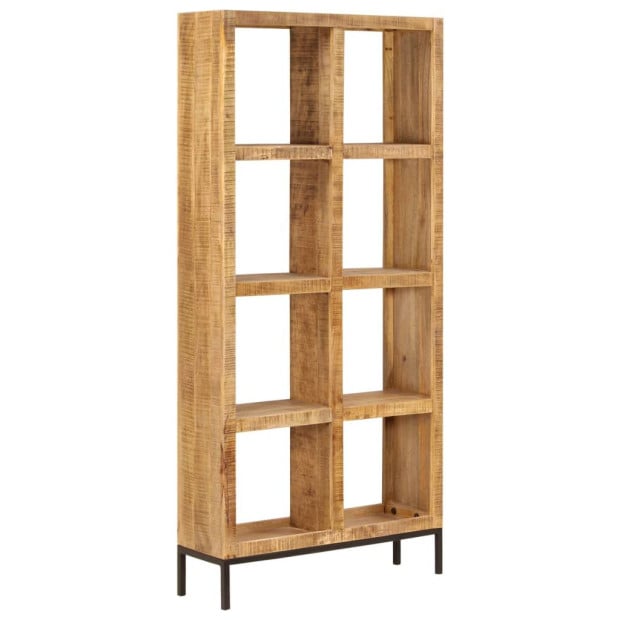Bookshelf 80x25x175 Cm Solid Mango Wood Image 10