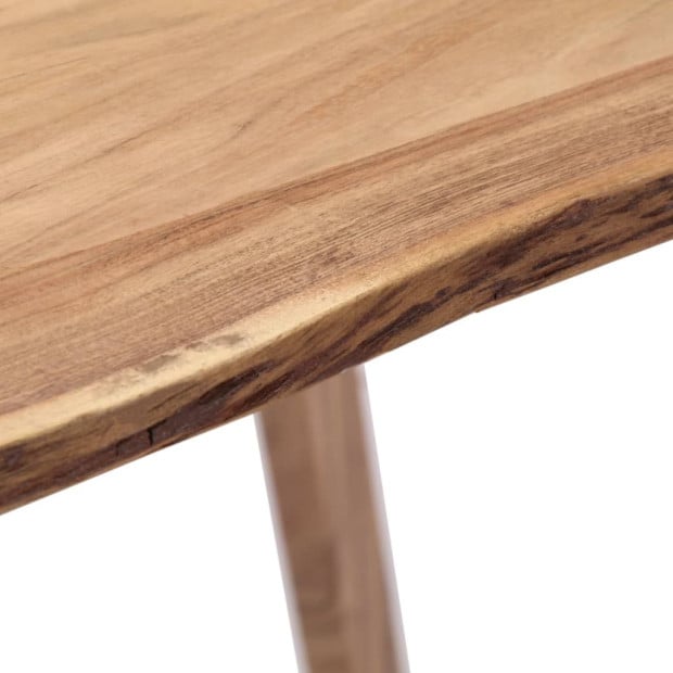 Dining Table 140x80x76 Cm Solid Acacia Wood Image 6