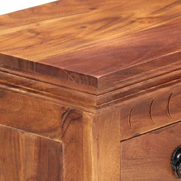 Sideboard 62x30x75 Cm Solid Acacia Wood Image 7