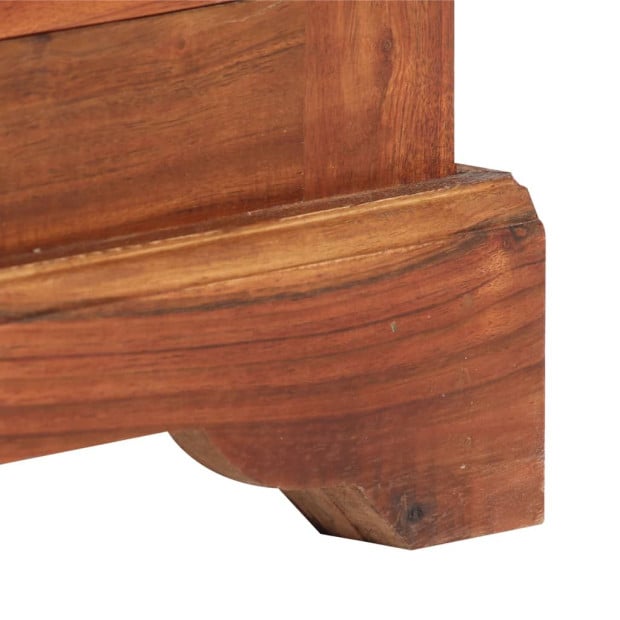 Sideboard 62x30x75 Cm Solid Acacia Wood Image 9