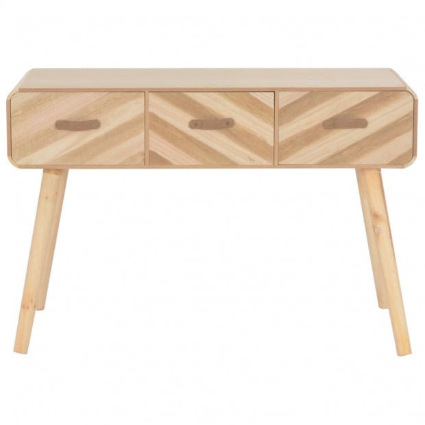 Console Table 100x35x68 Cm Solid Wood Image 4