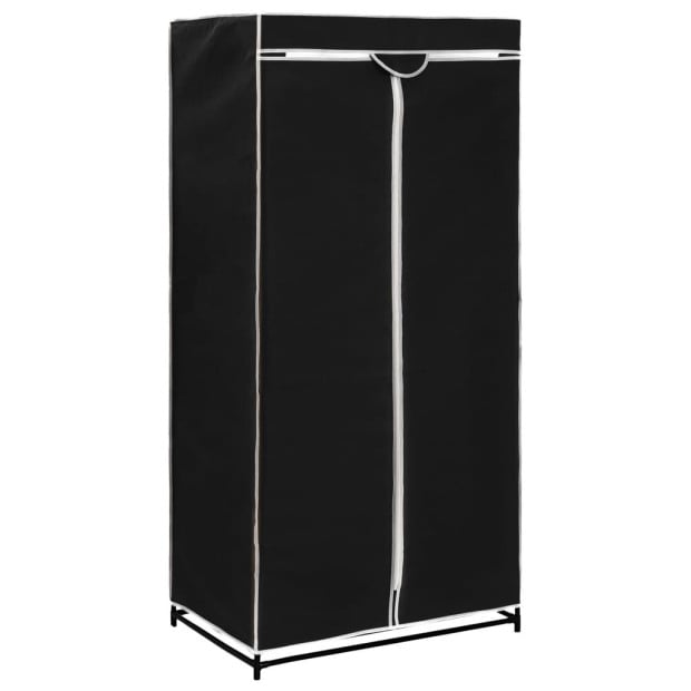 Wardrobes 2 Pcs Black 75x50x160 Cm Image 5