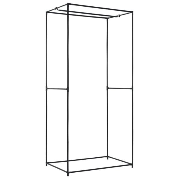 Wardrobes 2 Pcs Black 75x50x160 Cm Image 8