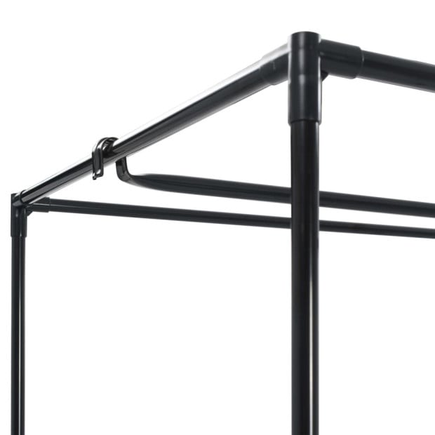 Wardrobes 2 Pcs Black 75x50x160 Cm Image 9