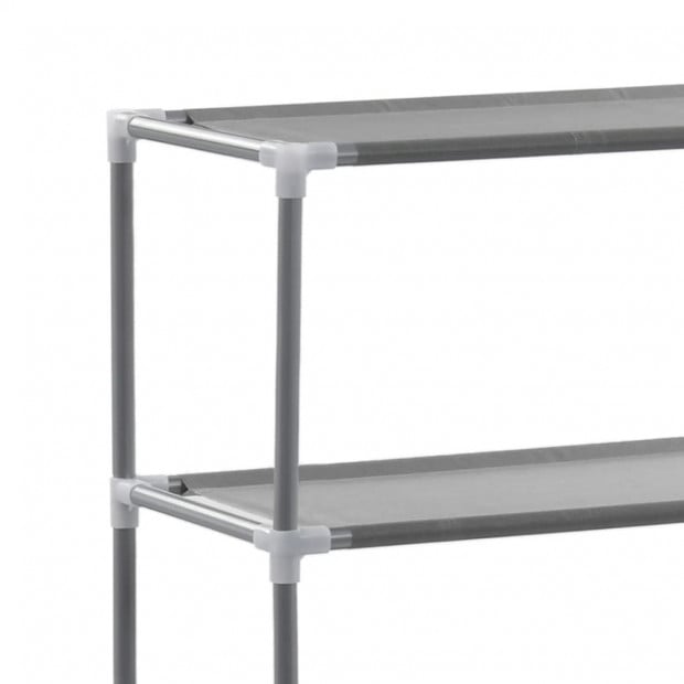 3-tier Storage Rack Over Toilet Silver 53x28x169 Cm Image 6