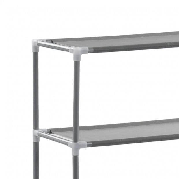 3-tier Storage Rack Over Laundry Machine Silver 69x28x169 Cm Image 6