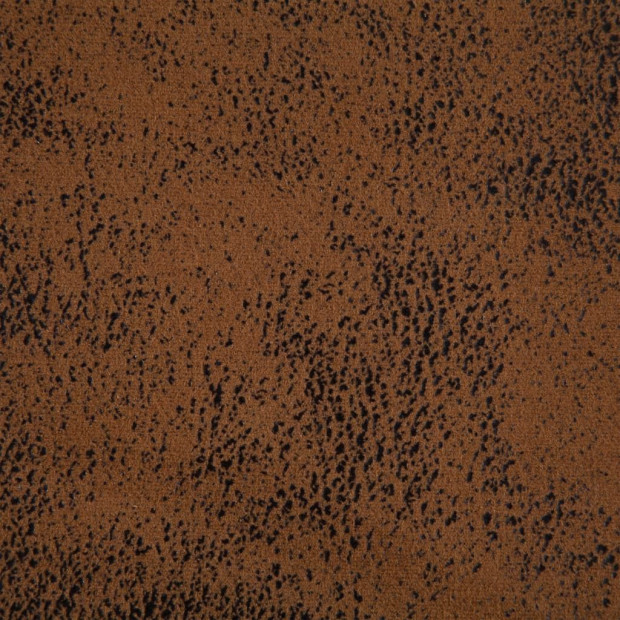 Bench 139.5 Cm Brown Faux Suede Leather Image 3