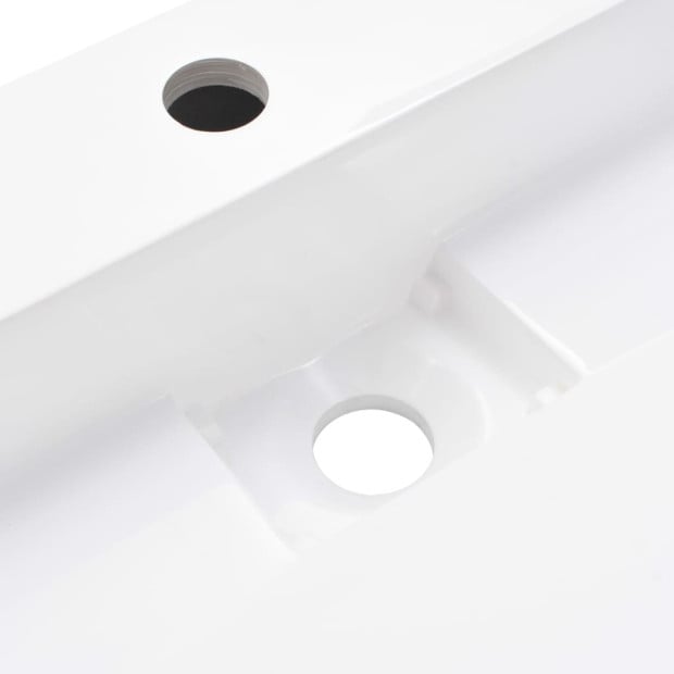 Wash Basin 50x38x13 Cm Mineral Cast/marble Cast White Image 7