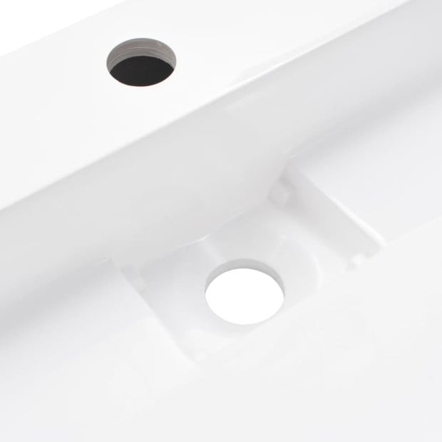 Wash Basin 60x38x11 Cm Mineral Cast/marble Cast White Image 7