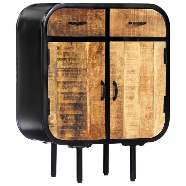 Sideboard 60x30x75 Cm Solid Mango Wood And Iron Image 11