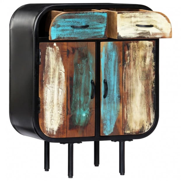 Sideboard 60x30x75 Cm Solid Reclaimed Wood Image 4