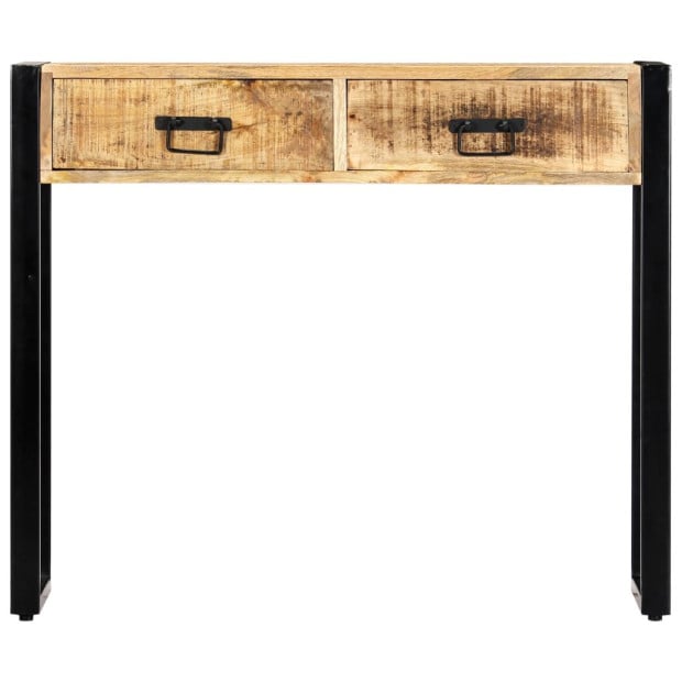 Console Table 90x30x75 Cm Solid Mango Wood Image 2