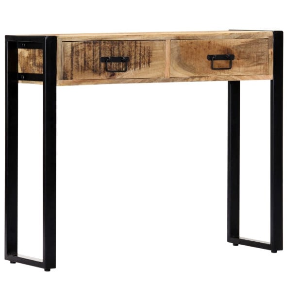 Console Table 90x30x75 Cm Solid Mango Wood Image 11