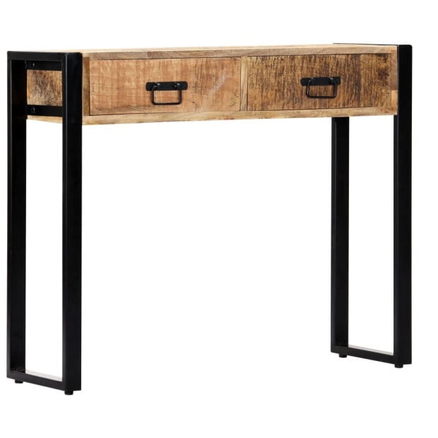Console Table 90x30x75 Cm Solid Mango Wood Image 10