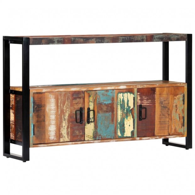 Sideboard 120x30x75 Cm Solid Reclaimed Wood Image 11