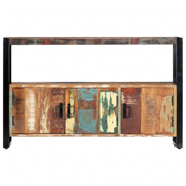 Sideboard 120x30x75 Cm Solid Reclaimed Wood Image 3
