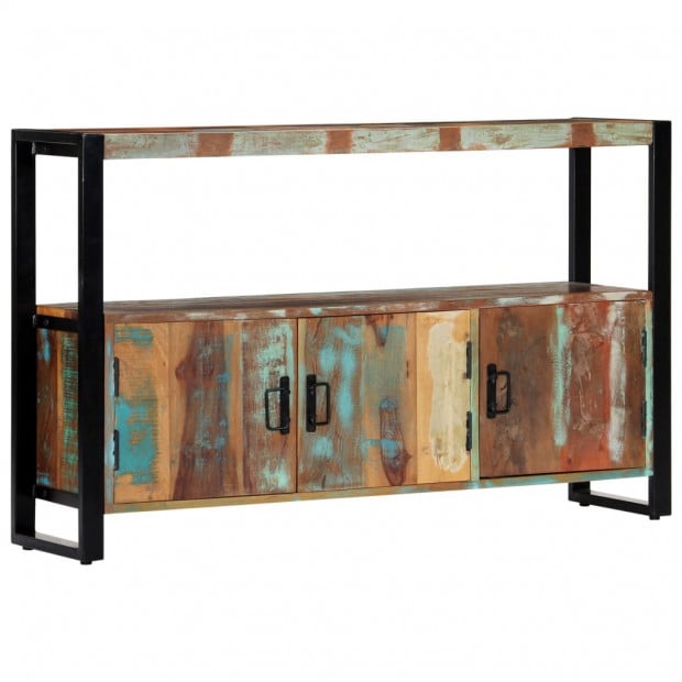 Sideboard 120x30x75 Cm Solid Reclaimed Wood Image 8