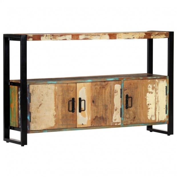 Sideboard 120x30x75 Cm Solid Reclaimed Wood Image 9