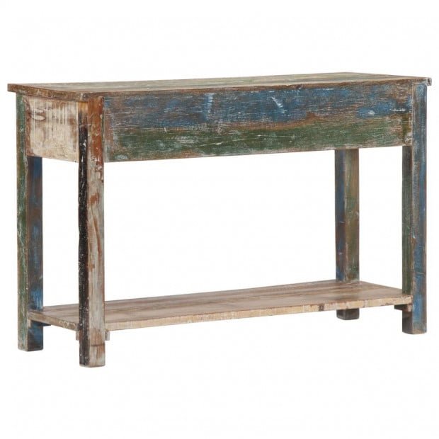 Console Table 120x40x75 Cm Solid Reclaimed Wood Image 4