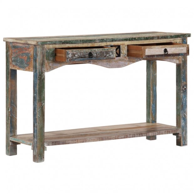 Console Table 120x40x75 Cm Solid Reclaimed Wood Image 5