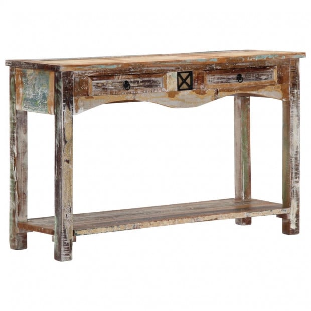 Console Table 120x40x75 Cm Solid Reclaimed Wood Image 10