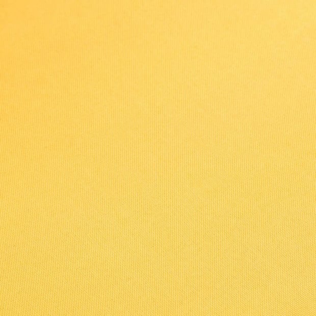 Dining Chairs 2 Pcs Solid Wood Yellow Fabric Image 3