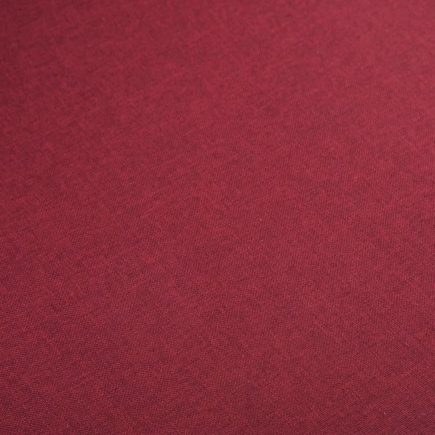 Dining Chairs 2 Pcs Solid Wood Red Fabric Image 3